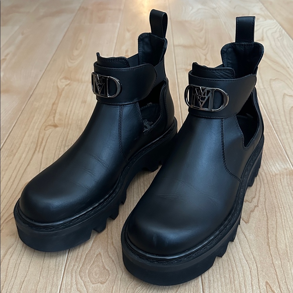 Mcm Mode Travia Open Ankle Boot - image 3